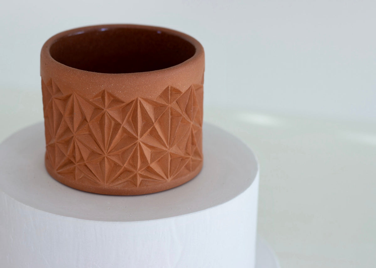 Small Carved Planter