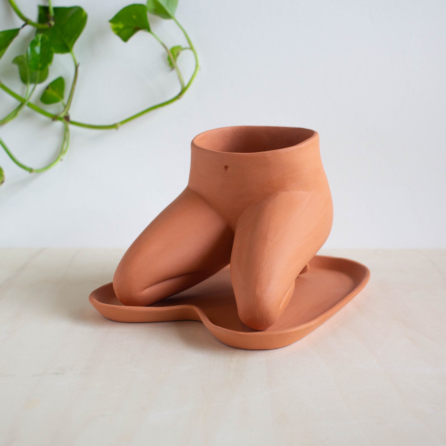 Heel Sit Leggy - Terracotta