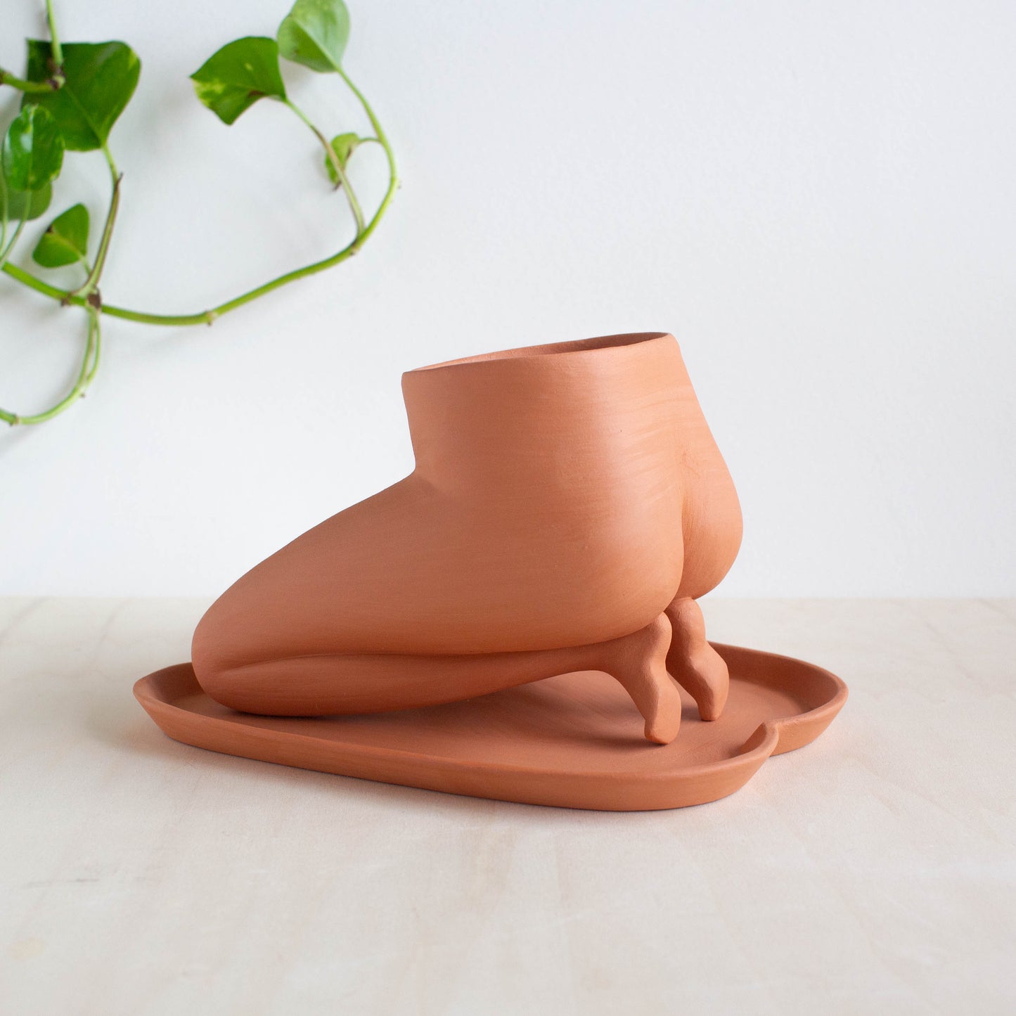 Heel Sit Leggy - Terracotta