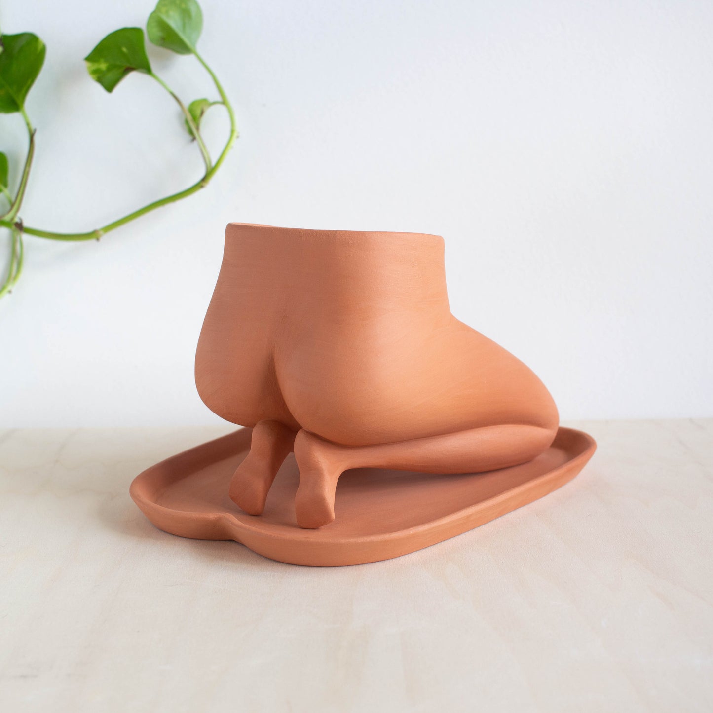Heel Sit Leggy - Terracotta