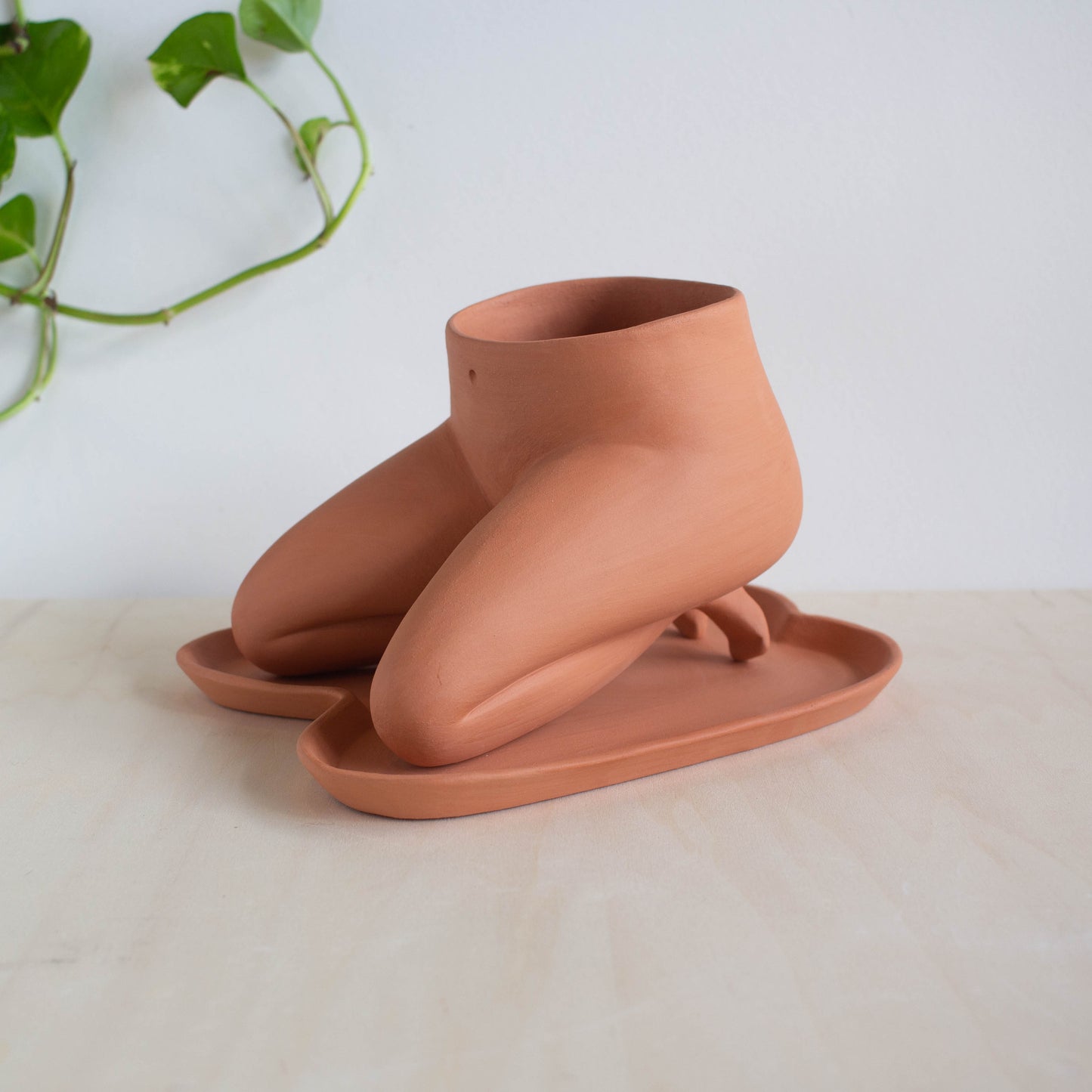 Heel Sit Leggy - Terracotta